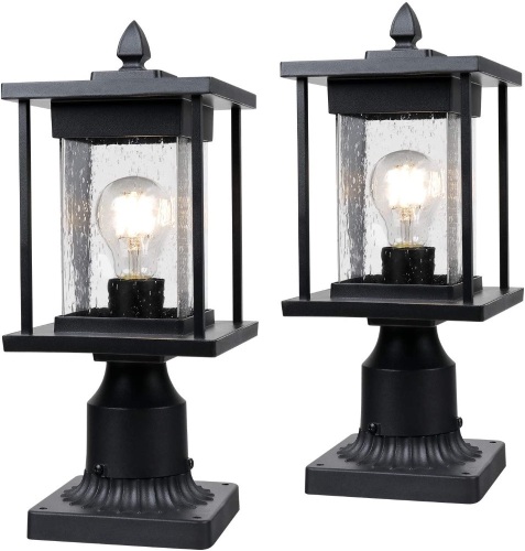 Osimir Outdoor Post Lanterns- 8597/1GM. 2 Pack. Appear New - Lot 271