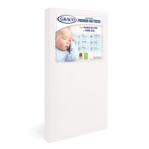 Graco Premium Foam Crib and Toddler Mattress in a Box. Appears New - Lot 346