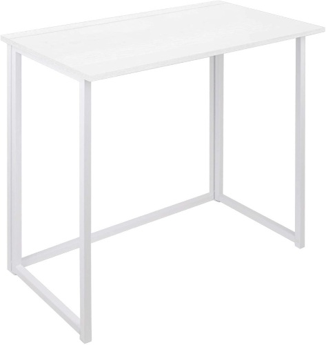 Folding Computer Desk for Small Spaces, Simple Space-Saving Home Office Desk. Appears New - Lot 410