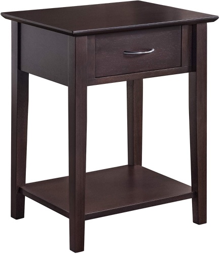 2L Lifestyle Holmes Night Stand with Drawer, Brown. Appears New - Lot 432