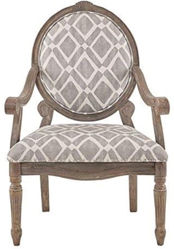 Madison Park Brentwood Arm Chair. Grey/White. Appears New - Lot 467