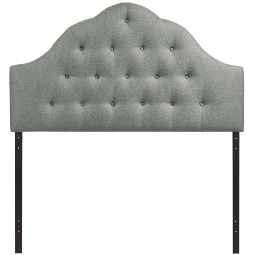 Modway Sovereign Full Tufted Panel Headboard in Gray. Missing Hardware - Lot 541