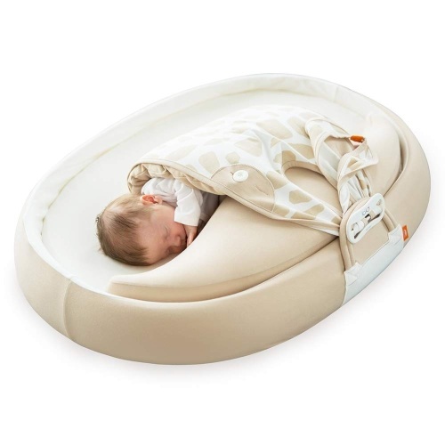 KOKONANNY, The Baby Sleep Aid, Co-Sleeping Pad, Newborn Bassinet, Portable Infant Sleeping Mat, Ergonomic Baby Bed (Giraffe). Appears New - Lot 549
