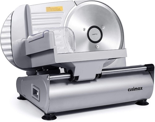 CUSIMAX Electric Deli Food Slicer with 7.5” Removable Stainless Steel Blade and Pusher. Appears New - Lot 649