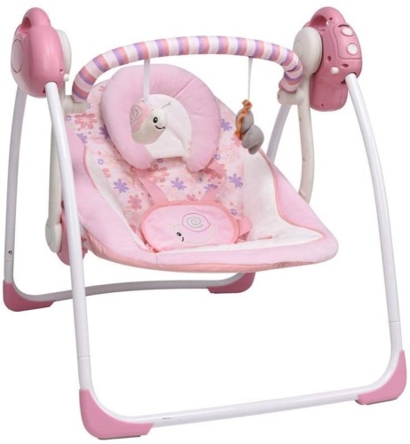Soothing Portable Swing - Electric Baby Rocking Chair with Intelligent Music Vibration Box. Appears New - Lot 659