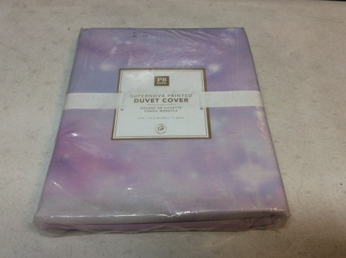 Pottery Barn Teen Supernova Printed Duvet Cover- Twin. New - Lot 716