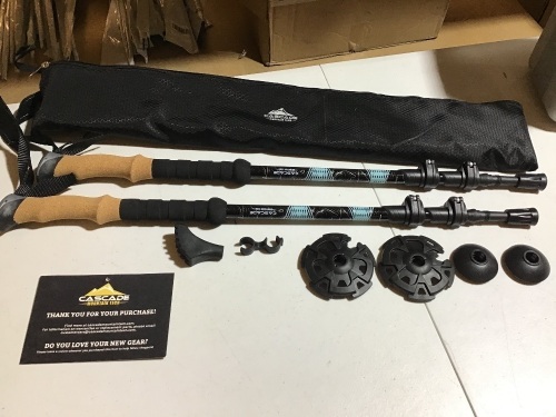 Cascade Mountain Tech Trekking Poles - Lot 808