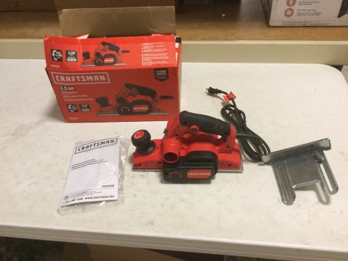 CRAFTSMAN 6-Amp Handheld Planer. Tested and Works. Store Return - Lot 898