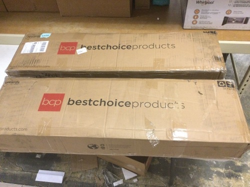 Lot of (2) Mobile Raised Garden Bed Elevated Wood Planters w/ Wheels, Storage Shelf. E-Commerce Returns. Unknown Conditions - Lot 910