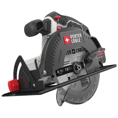 Porter-Cable 20-Volt Max 6-1/2-in Cordless Circular Saw with Beveling Shoe - Tool Only. Appears New - Lot 944