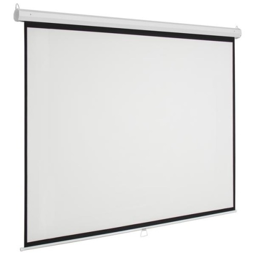 119in Diagonal 1:1 HD Pull-Down Manual Projector Screen 84" H X 84" W. Appears New - Lot 945
