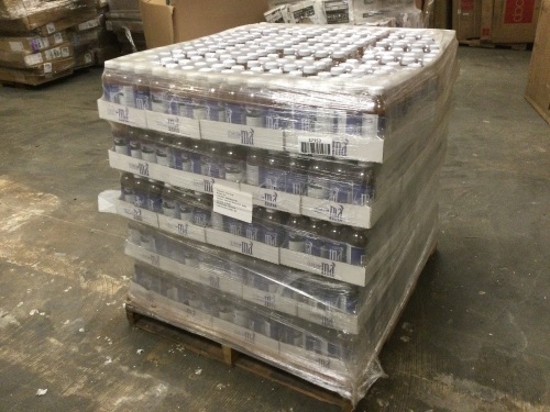 Pallet of (90) Cases of CBD Hemp Extract Infused Brewed Bai Mudan Tea Herbal Elixir - Relax - 15 MG Per Bottle - Lavender Berry Chill. Best by date of 10/14/20 - Lot 5007a