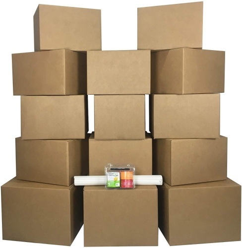 1 Room Bigger Boxes Kit 15 Moving Boxes  - Lot 900