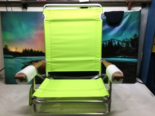 Rio Beach Classic 5 Position Lay Flat Folding Beach Chair  - Lot 910