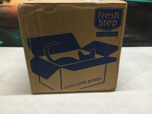 Fresh Step Advanced Refreshing Gain Scented Clumping Clay Cat Litter, 18.5-lb box, 2 pack  - Lot 942