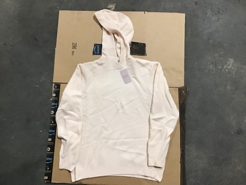 Nap Loungewear 100% Cashmere Hooded Sweater, XL - Lot 280