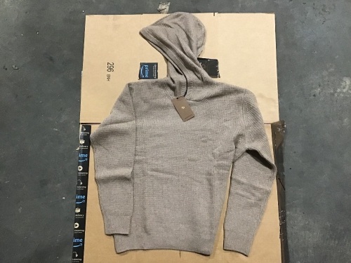 Lot of (2) Gentle Herd 100% Cashmere Hooded Sweaters, Medium  - Lot 447