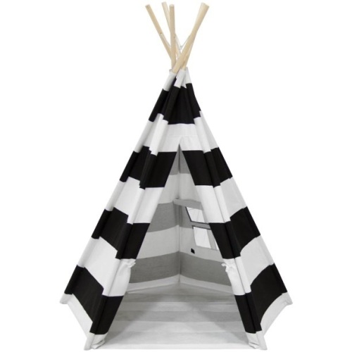 6ft Pentagon Shaped Cotton Canvas Play Tent w/ Carrying Bag - Lot 403