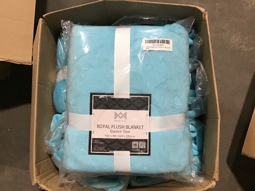 Lot of (6) Merry Life Royal Plush Blankets, Queen  - Lot 194