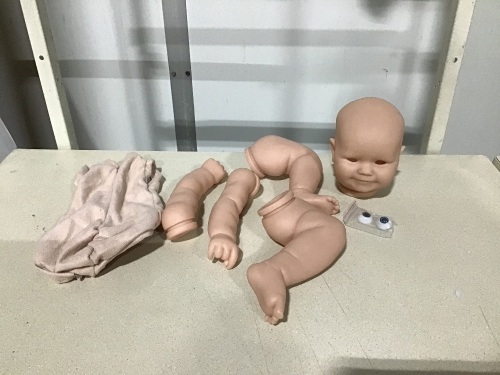 Zero Pam Unpainted Reborn DIY 22" Doll Kit - Lot 1027