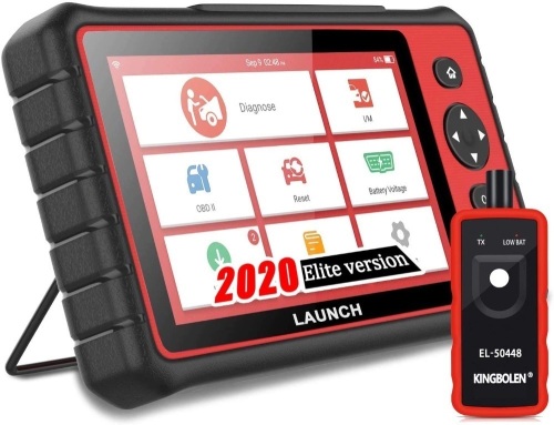 LAUNCH CRP909E OBD2 Full System Automotive Scanner, 15 Reset Functions, 7" Touch Screen, Android 7.1 - Lot 65