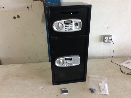 Digital Double Door Safe, Broken Battery Cover - Lot 88