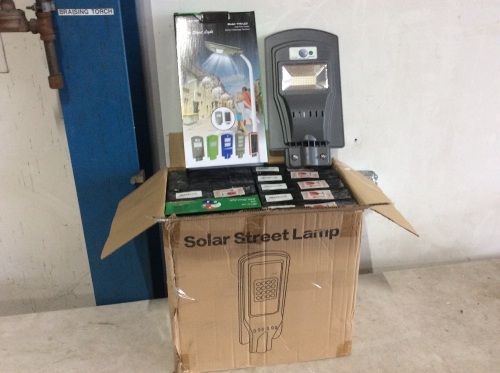 Lot of (10) 20W LED Solar Street Lamps  - Lot 52