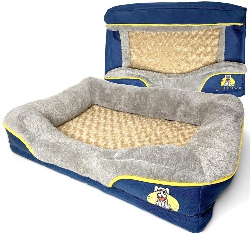 LUCAS PET&CO Orthopedic Memory Foam Dog Bed with Extra Cover, Medium - New  - Lot 1071
