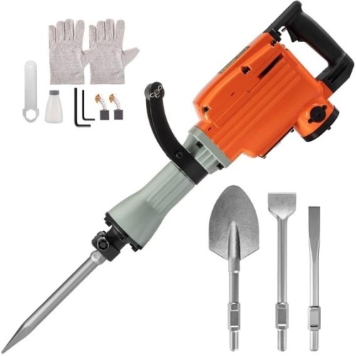 Vevor 2200w Demolition Jack Hammer Electric Concrete Breaker  - Lot 87