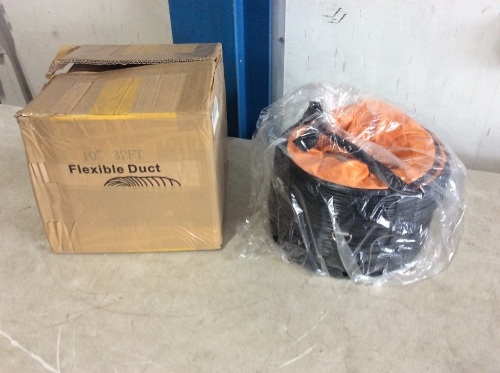 10" Flexbile Duct Hose 32 ft - Lot 1135