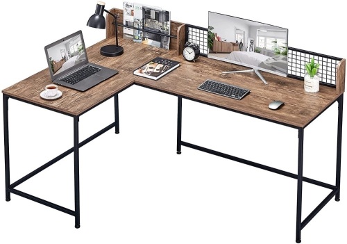 GreenForest you 65" x 43" L Shaped Computer Desk  - Lot 503