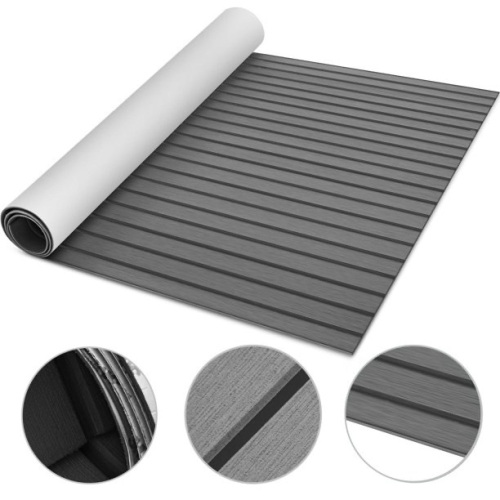 VEVOR EVA Foam Faux Teak Boat Decking Sheet 94.5" x 47.2" 6MM Thick Non-Skid Self-Adhesive - Lot 551