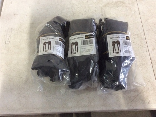 Lot of (3) Tactical Duty Belt Harness - Lot 343