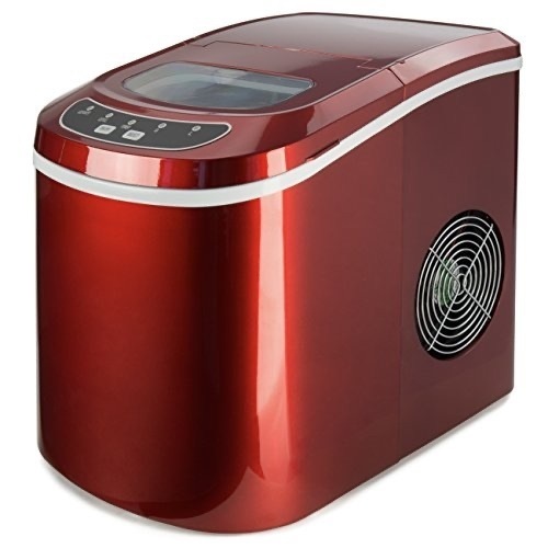 Portable Compact Countertop Insulated Digital Automatic Ice Maker w Scoop, 2 Cube Sizes - Stock Pic Shows Incorrect Color  - Lot 567