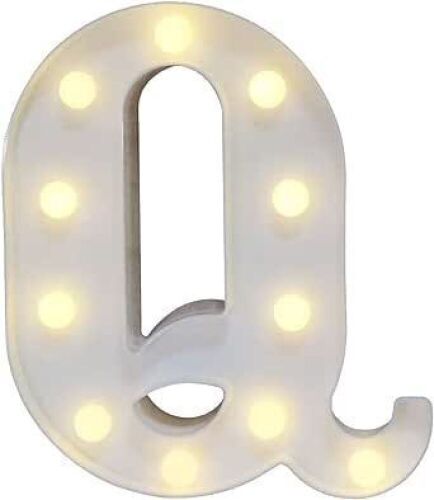 Lot of (5) Light Up Marquee Letter "Q"  - Lot 108