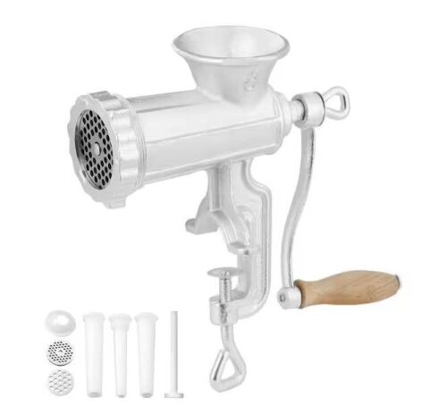 VEVOR Heavy Duty Cast Iron Hand Meat Grinder with Steel Table Clamp - Lot 301