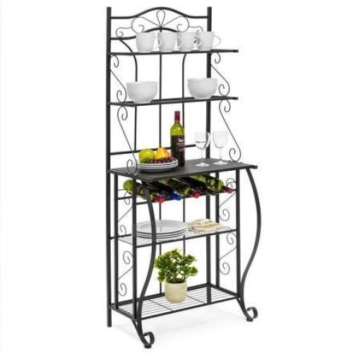 Multiuse 5-Tier Metal Kitchen Bakers Rack - Lot 305
