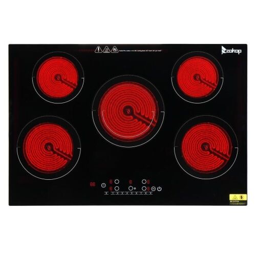 ZOKOP Electric 30'' Cooktop 5 Burners  - Lot 316