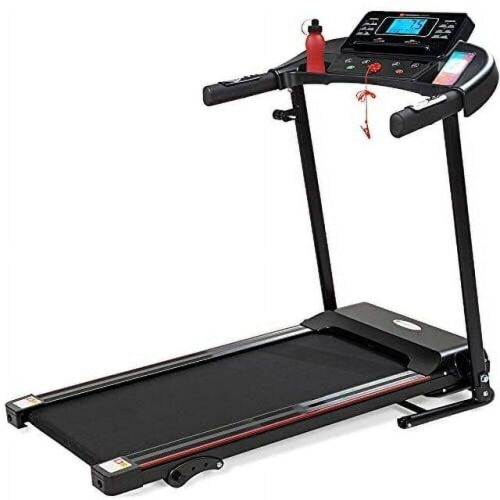 Folding Treadmill with Manual Incline, Wireless Bluetooth Speakers, LCD Screen, Shock-Absorbent Running Deck, Device Holder - Lot 327