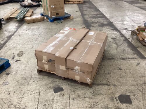 Lot of (5) Cases of MSI UrbanSlat White 16 in. x 48 in. Matte Ceramic Wall Tile, 15.51 sq. ft./Case - Uninspected - Lot 342