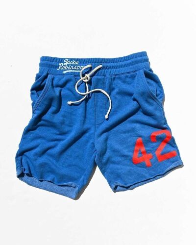 Jackie Robinson #42 Blue Shorts, XXL - Lot 423