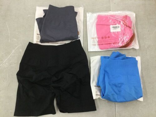 Lot of (4) Vertvie High Waisted Yoga Shorts, Small  - Lot 583