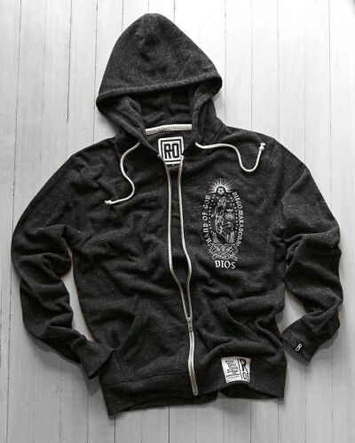 Maradona Hand of God Black FZ Hoody, Medium  - Lot 402