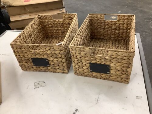 Lot of (2) Storage Baskets  - Lot 248