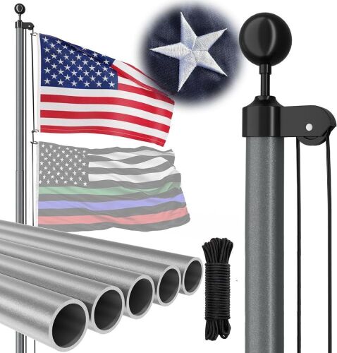 Heavy Duty 25 FT Flag Pole - Lot 174