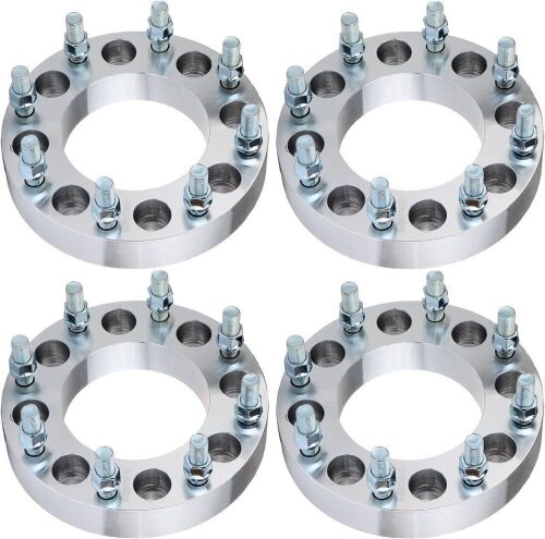  ECCPP 4PCS 1.5" 8 Lug Wheel Spacers Adapters 8x6.5 to 8x180 117mm with 14x1.5 Studs for 1994-2000 C3500, 1997-2010 Express 3500, 1997-2010 Savana 2500  - Lot 714