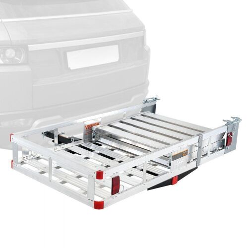 VEVOR Hitch Mount 500LBS Mobility Scooter Carrier with Folding Ramp, Fit 2" Hitch Receiver, 47.2" x 27.6", - Lot 69