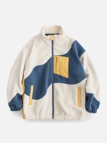 Aelfric Eden Wave Colorblock Sherpa CoatMedium - Lot 240