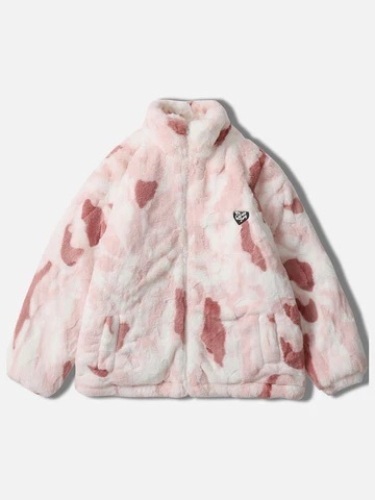 Aelfric Eden Tie-dye Heart Sherpa Coat Small - Lot 241