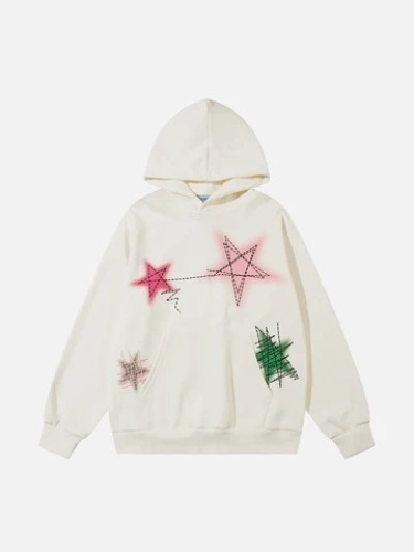 Aelfric Eden Graffiti Line Star HoodieSmall - Lot 249